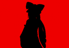 Игра Bad Apple!! (Touhou Video part 1)