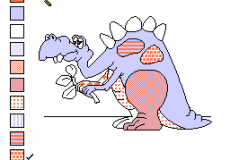Color a Dinosaur
