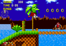 Knuckles the Echidna in Sonic the Hedgehog 2