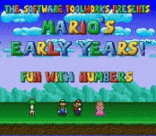 Mario's Early Years! Fun with Numbers