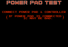 Nintendo World Class Service - Power Pad Test Cartridge