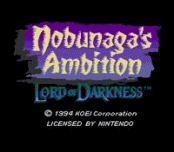 Nobunagas Ambition - Lord of Darkness