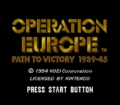 Operation Europe - Path to Victory 1939-45