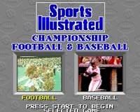 Sports Illustrated: Championship Football & Baseball