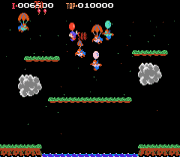 Игра Famicom Mini 13 – Balloon Fight