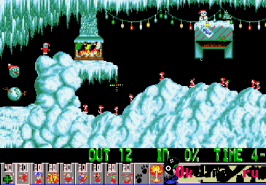 Игра Xmas Lemmings