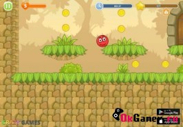 Игра Red Bounce Ball 5 / Прыгающий красный шарик 5