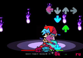Игра FNF: Friday Night Flames (Through The Fire and Flames)