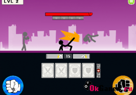 Игра Stickman Fighter: Mega Brawl / Стикмен Истребитель: Мега драка