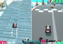 Игра Cartoon Racers: North Pole / Мультяшные гонщики: Северный полюс