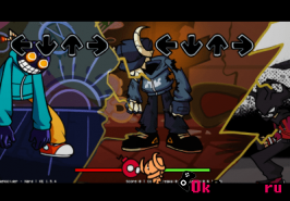 Игра FNF: Tricky and Whitty vs Tabi and Agoti