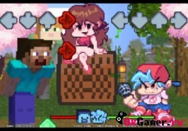 Игра FNF vs Minecraft Steve