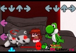Игра FNF vs Mario Expurgation