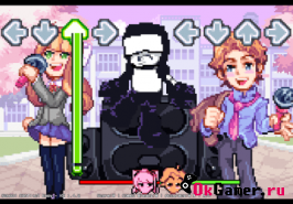 Игра FNF vs Monika (Senpai Edition)