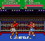 Игра George Foreman's KO Boxing (Sega Game Gear)