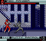 Игра Power Rangers (Sega Game Gear)