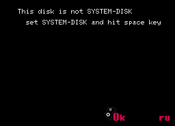 Игра SF-7000 Initial Program Loader ROM (Sega Master System)