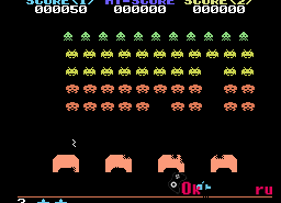 Игра Space Invaders (Sega Master System)