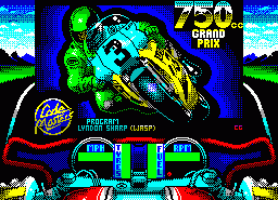 Игра 750cc Grand Prix (ZX Spectrum)
