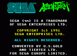 Игра Alien Storm (ZX Spectrum)