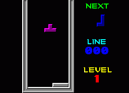 Игра Ammytris (ZX Spectrum)