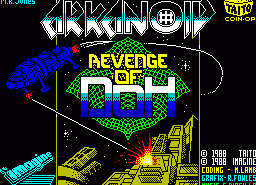 Онлайн игра Arkanoid - Revenge of Doh (ZX Spectrum) Игра Arkanoid - Revenge of Doh (ZX Spectrum)