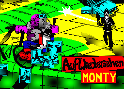 Игра Auf Wiedersehen Monty (ZX Spectrum)