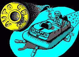 Игра Autocrash (ZX Spectrum)