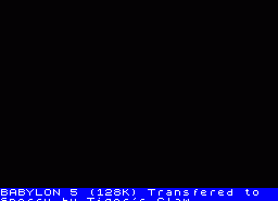 Игра Babylon 5 (ZX Spectrum)