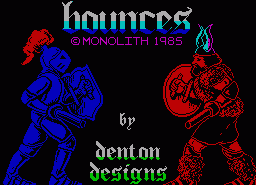 Игра Bounces (ZX Spectrum)