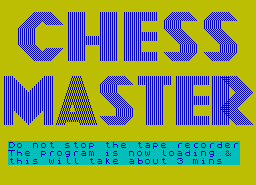Игра Chess Master (ZX Spectrum)