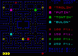 Игра Come Mocos (ZX Spectrum)