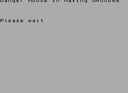 Игра Danger Mouse in Making Whoopee! (ZX Spectrum)