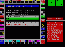 Игра Do Not Pass Go (ZX Spectrum)