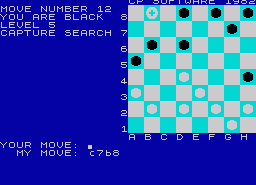 Игра Draughts Master (ZX Spectrum)