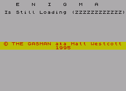 Игра Enigma (ZX Spectrum)