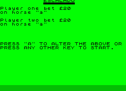 Игра Escalado (ZX Spectrum)