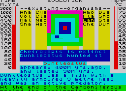 Игра Evolution (ZX Spectrum)