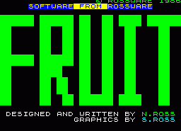 Игра Fruit 2010 (ZX Spectrum)