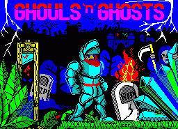 Игра Ghouls 'n' Ghosts (ZX Spectrum)