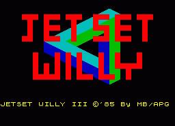 Игра JetSet Willy III (ZX Spectrum)
