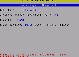 Игра Joe's Drink Stand (ZX Spectrum)