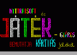 Игра Kartyas Jatek (ZX Spectrum)