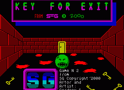 Игра Key for Exit (ZX Spectrum)
