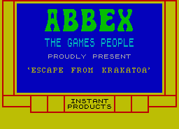 Игра Krakatoa (ZX Spectrum)