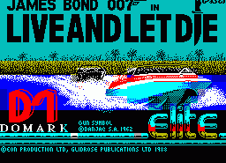 Игра Live and Let Die (ZX Spectrum)
