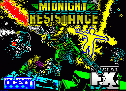 Игра Midnight Resistance (ZX Spectrum)
