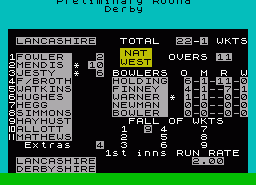Игра Nat West Trophy (ZX Spectrum)