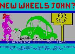 Игра New Wheels John? (ZX Spectrum)
