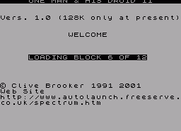 Игра One Man and His Droid II (ZX Spectrum)